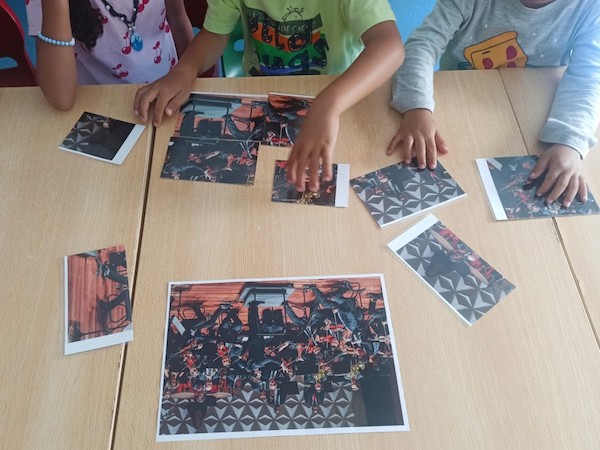 Atividade 1 – Construção do puzzle “Orquestra” na Escola Básica da Vilarinha