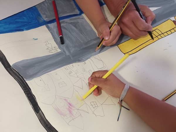 Atividades 4 e 5 – Construção do cenário da cidade do Porto na Escola Básica Fernão de Magalhães