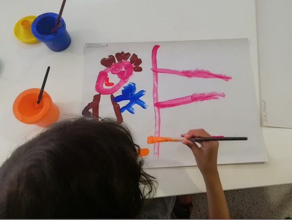 Atividade 4 – Pintura ritmada na Escola Básica Fernão de Magalhães