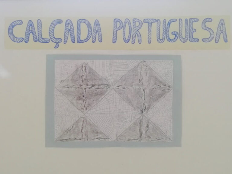 Atividade 3 – Calçada portuguesa construída na Escola Básica Fernão de Magalhães