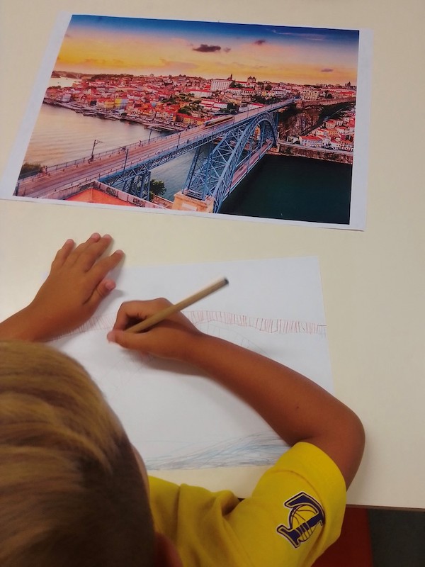 Atividade 2 – Registo do livro “Um Saltinho ao Porto” de Isabel Zambujal, na Escola Básica da Torrinha