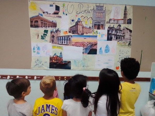 Atividades 4 e 5 – Cenário da cidade do Porto construído na Escola Básica da Torrinha