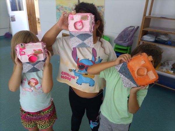 Atividades 4 e 5 – Máquinas fotográficas construídas na Escola Básica de Castelos